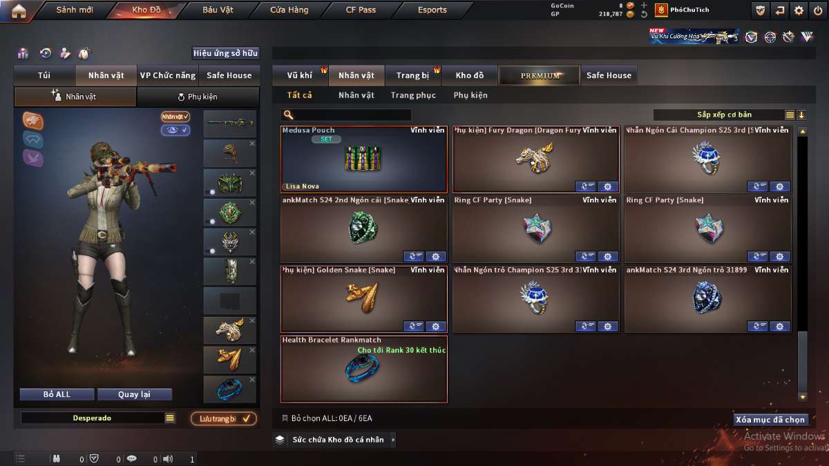 shop acc cf uy tin gia re